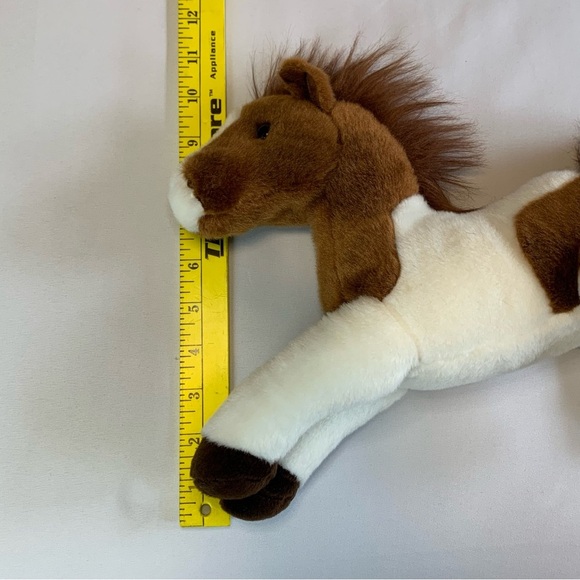 Plush Aurora Pinto Pony Horse Brown/White 2019 - Picture 8 of 13